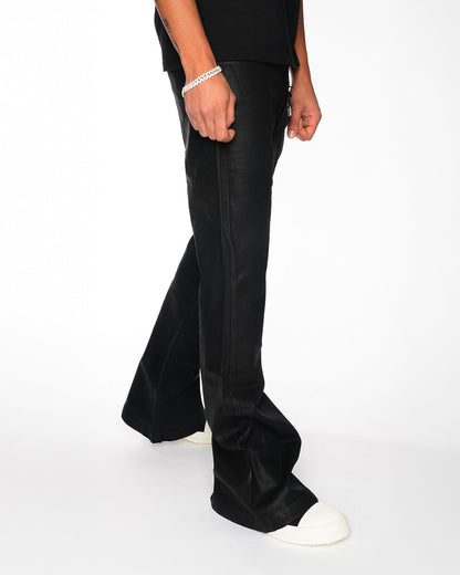 BLACK SUPERFLARE DENIM