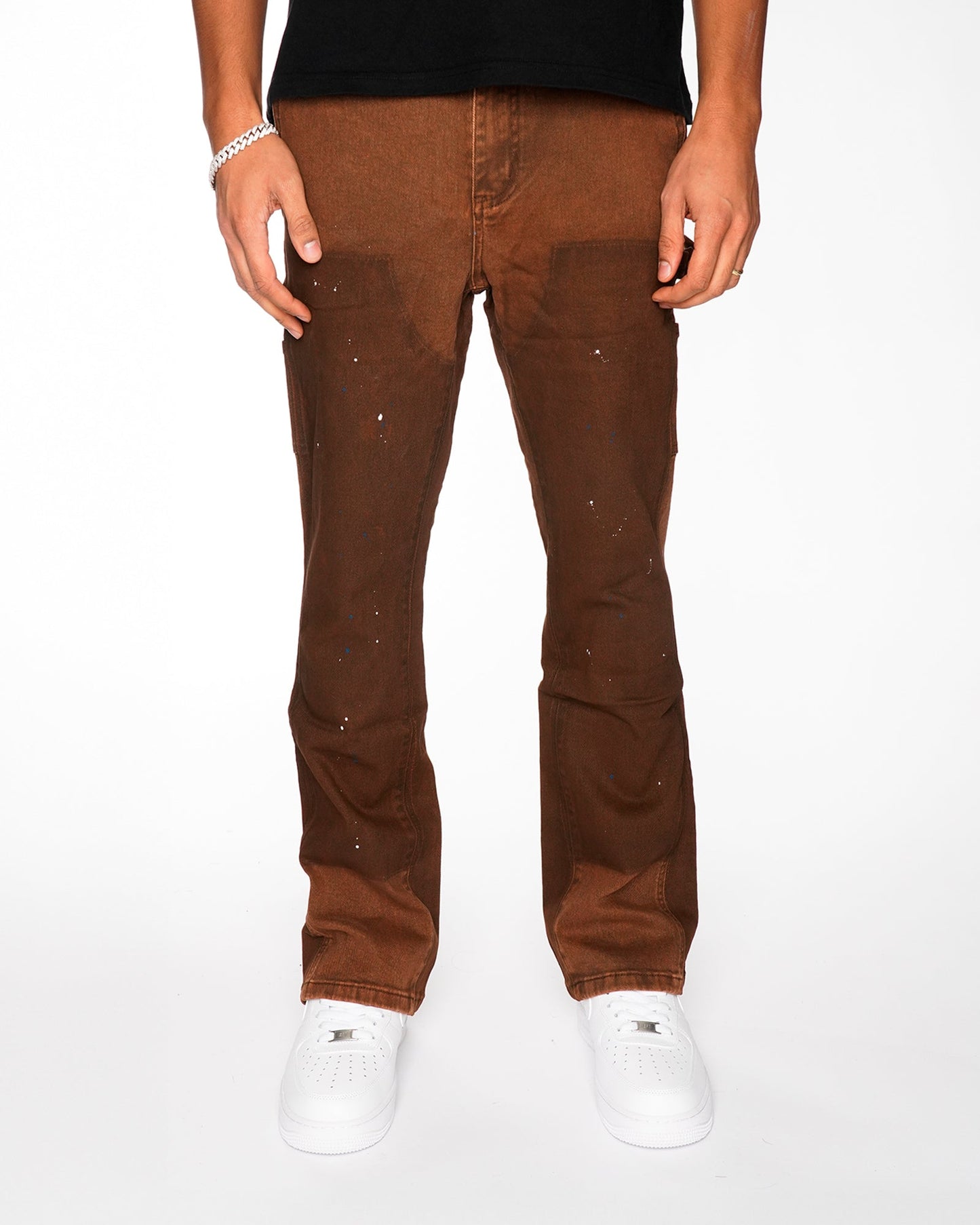 RAGE BROWN FLARE DENIM