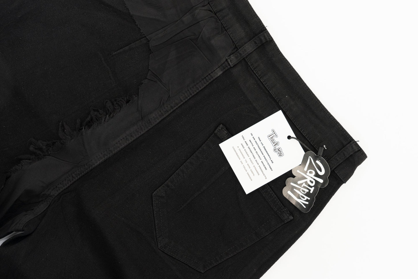BLACK SUPERFLARE DENIM