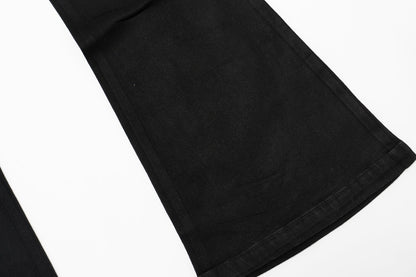 BLACK SUPERFLARE DENIM